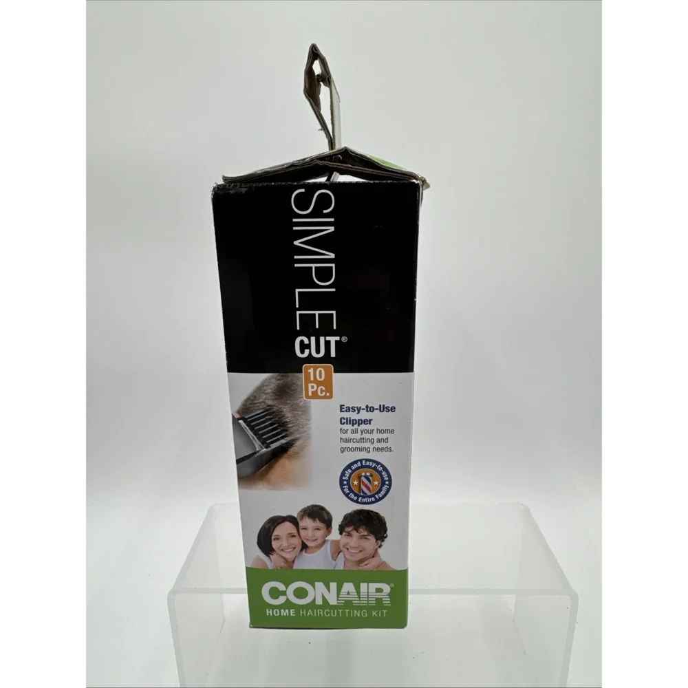 NIB Conair HC90RGB Simple Cut Haircut Trimmers Kit W/Step By‎ Step Instructions